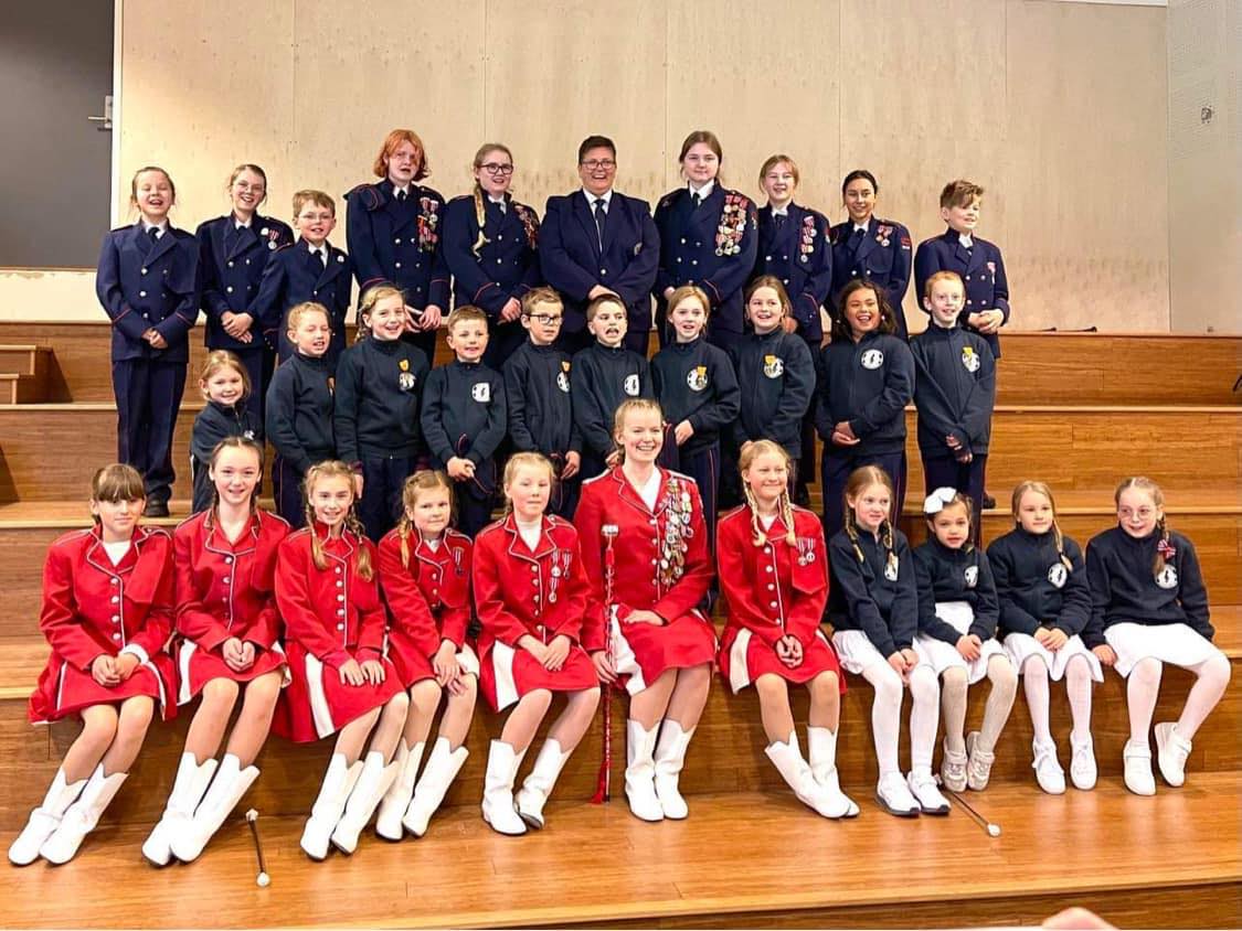 Blindheim Skolekorps og drill (med aspiranter)